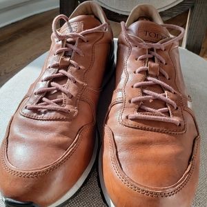 Tods mens Tan trainers, marked size 11, US12